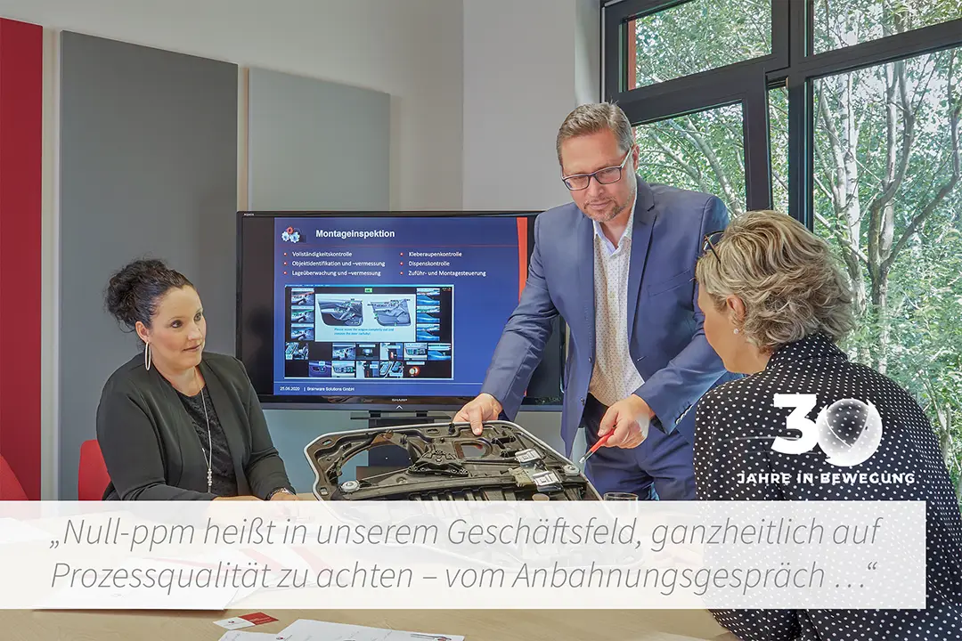 Portfoliopräsentation im Besprechungsraum