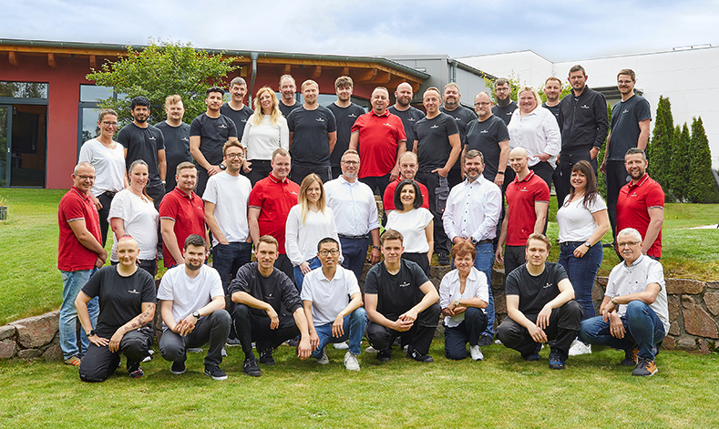 Teamfoto der Brainware Solutions GmbH 2024